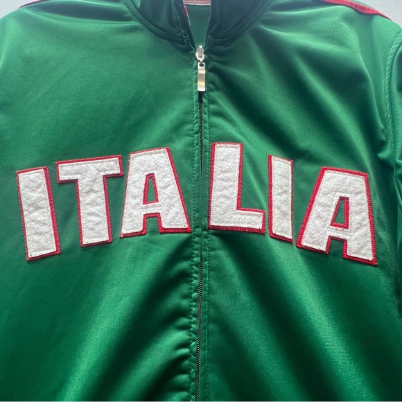 Italia Green Track Jacket - Picture 2 of 9